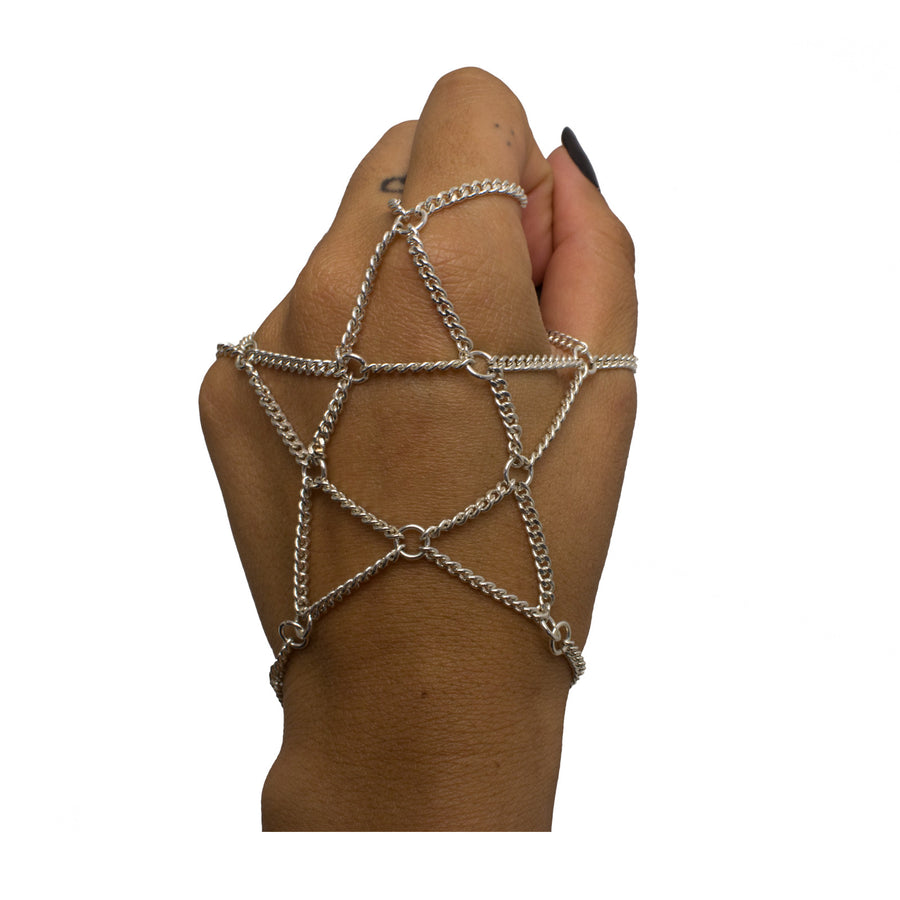 Pentagram Hand Chain
