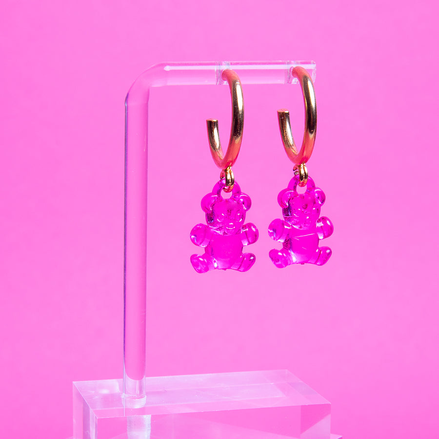 Gummy Bear Hoop Earrings