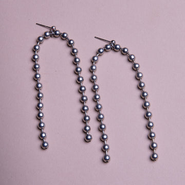 Mini Ball Chain U Earrings