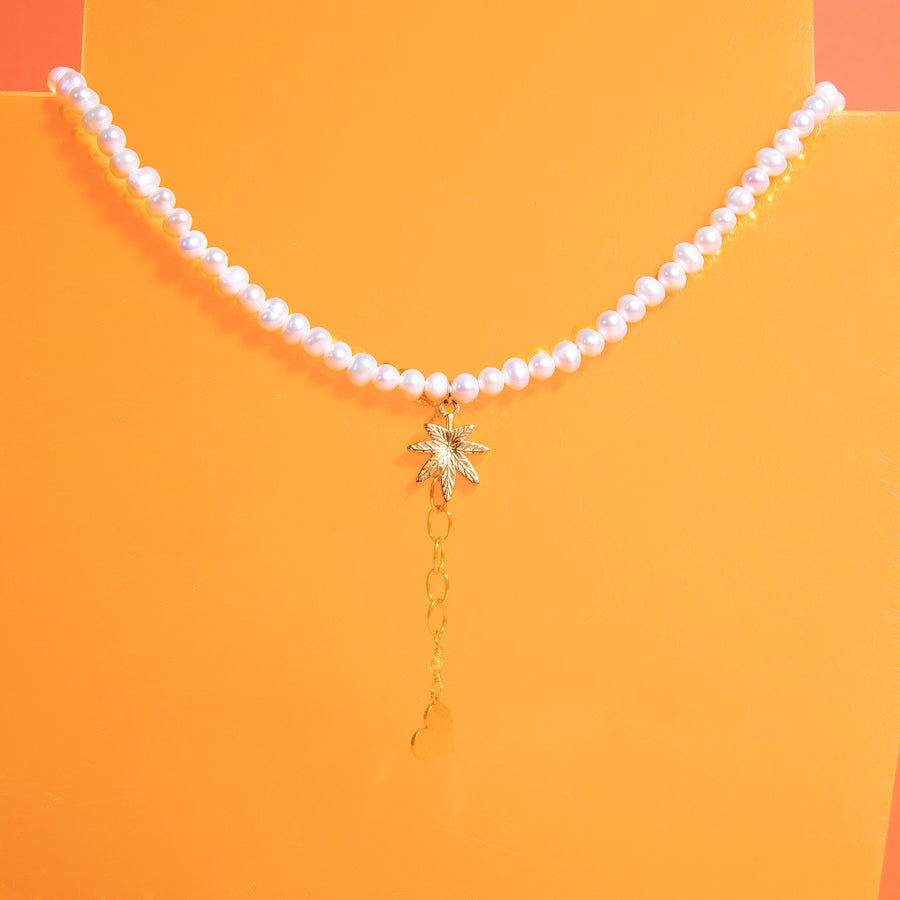 Pearl Mary Jane Necklace