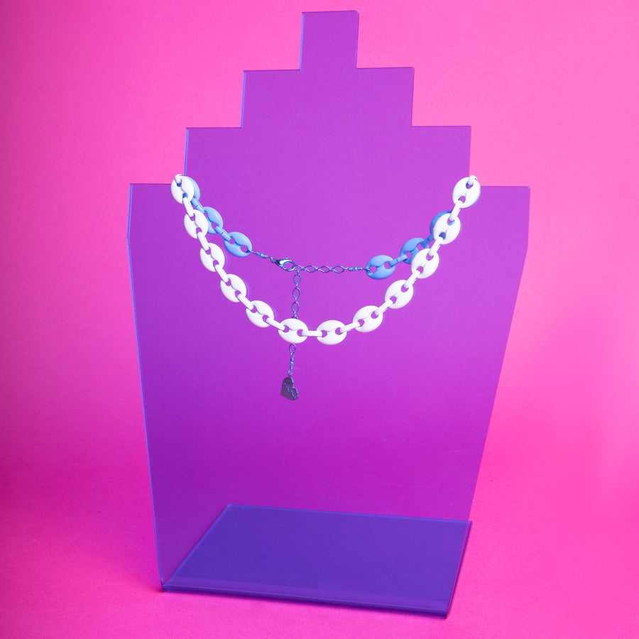 Enamel Mariner Chain Necklace