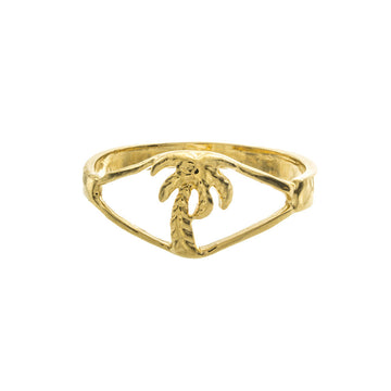 Palm Tree Knuckle Ring