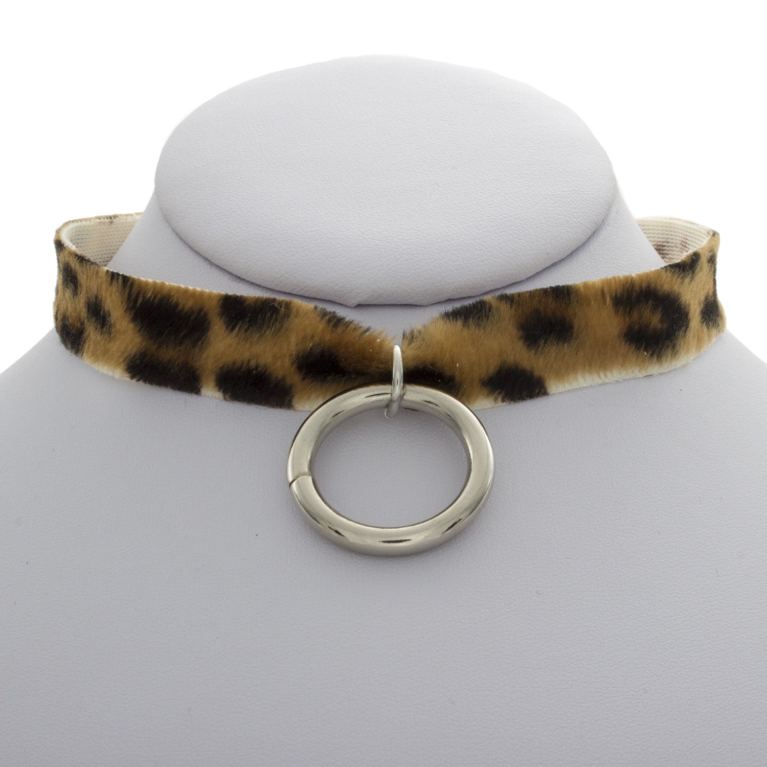 Animal Print Leopard Choker Necklace Leopard Print Choker Necklace