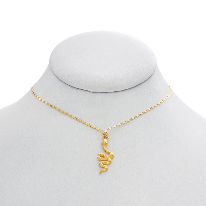 Snake on a Chain Necklace