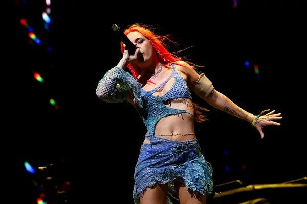 Bea Miller in Custom VidaKush at Coachella and Beyond