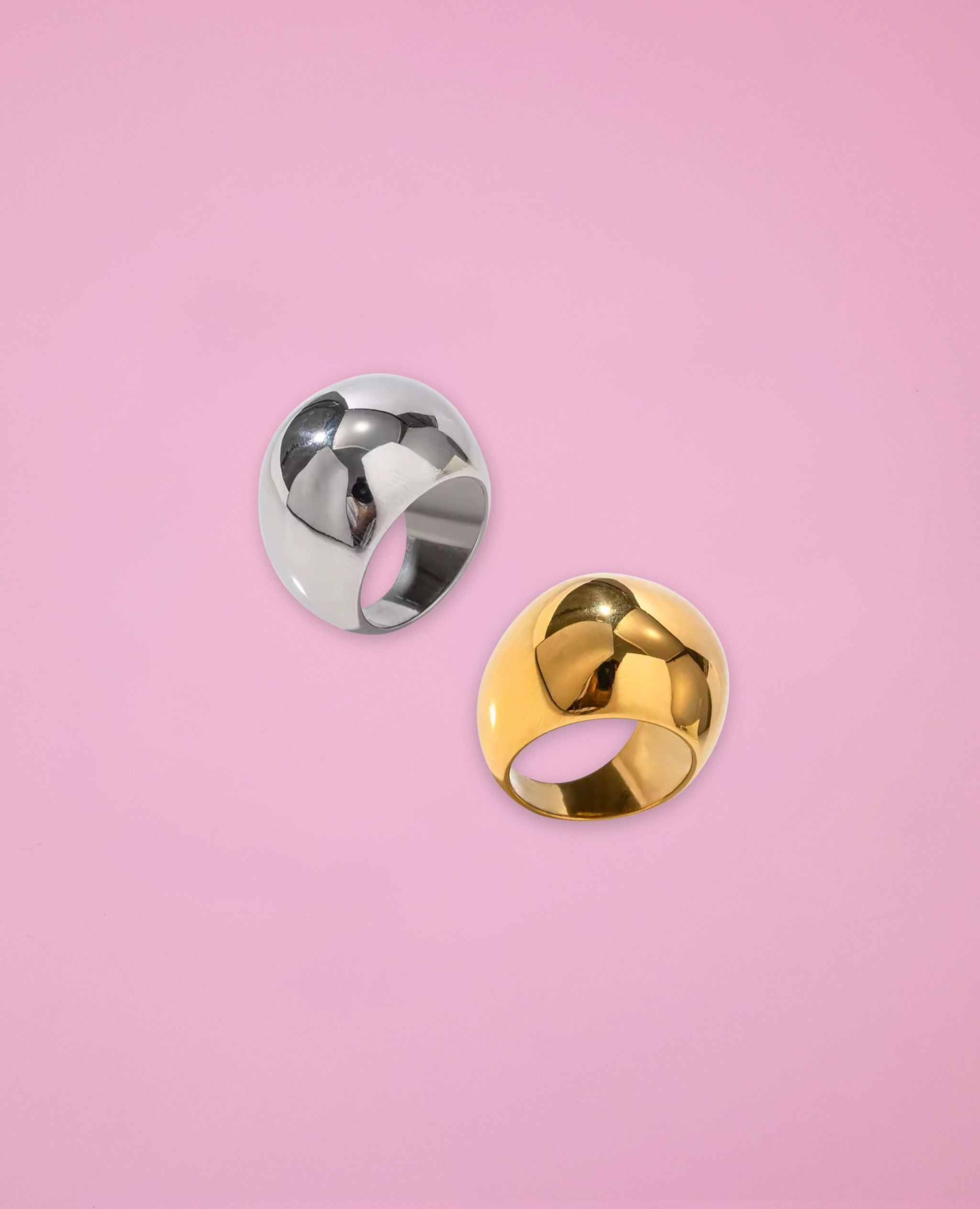 Chrome Bubble Ring