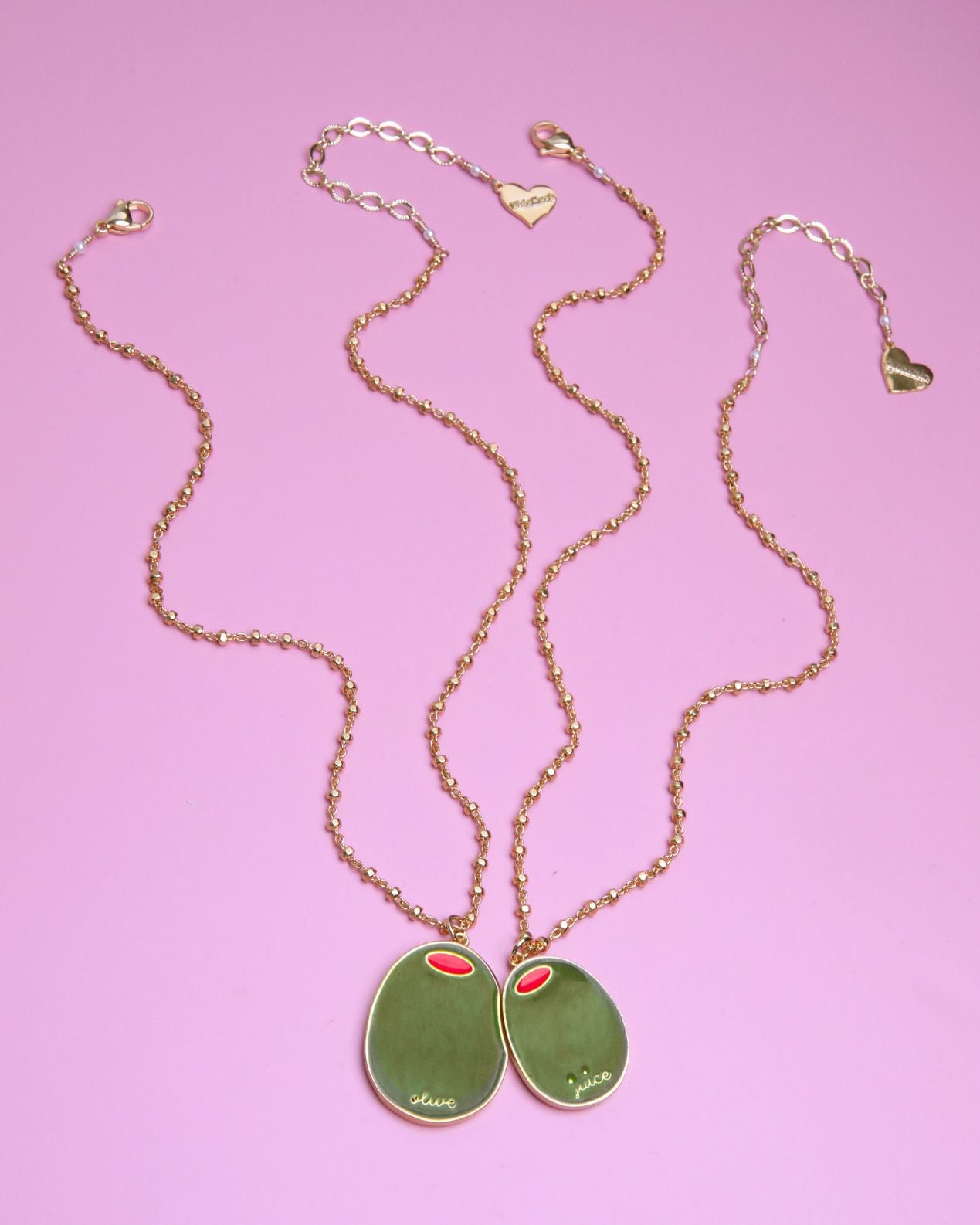 Olive Juice Necklace Set
