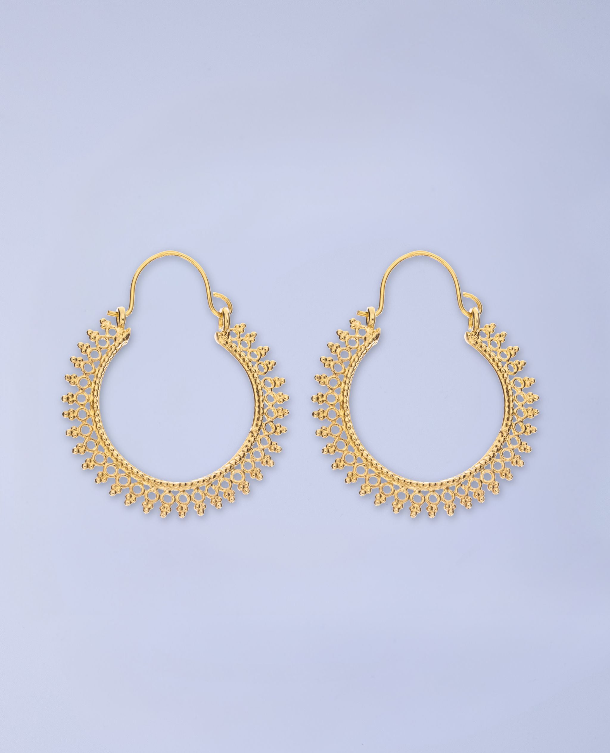 Filigree Hoop Earring