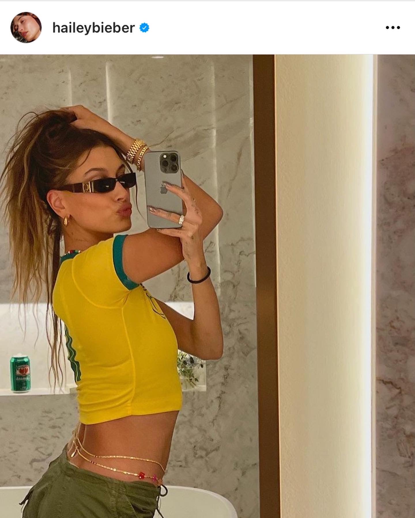 Rainbow Daisy Belly Chain