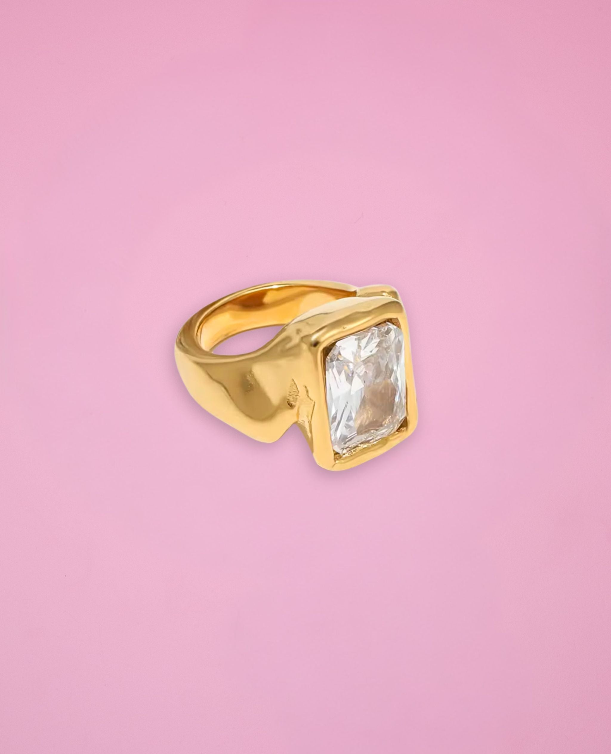 First Class Crystal Ring