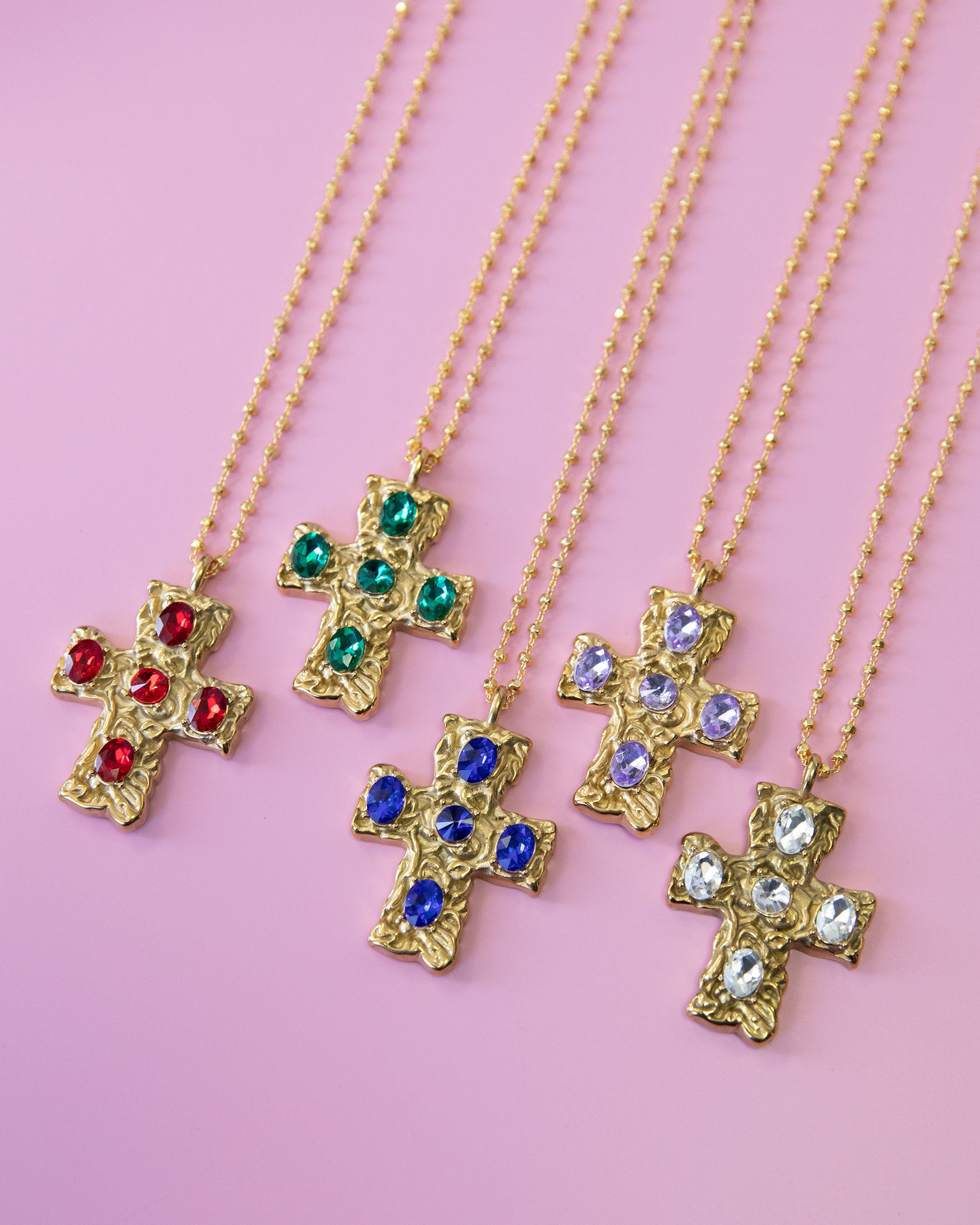 Primary Belvedere Cross Necklace