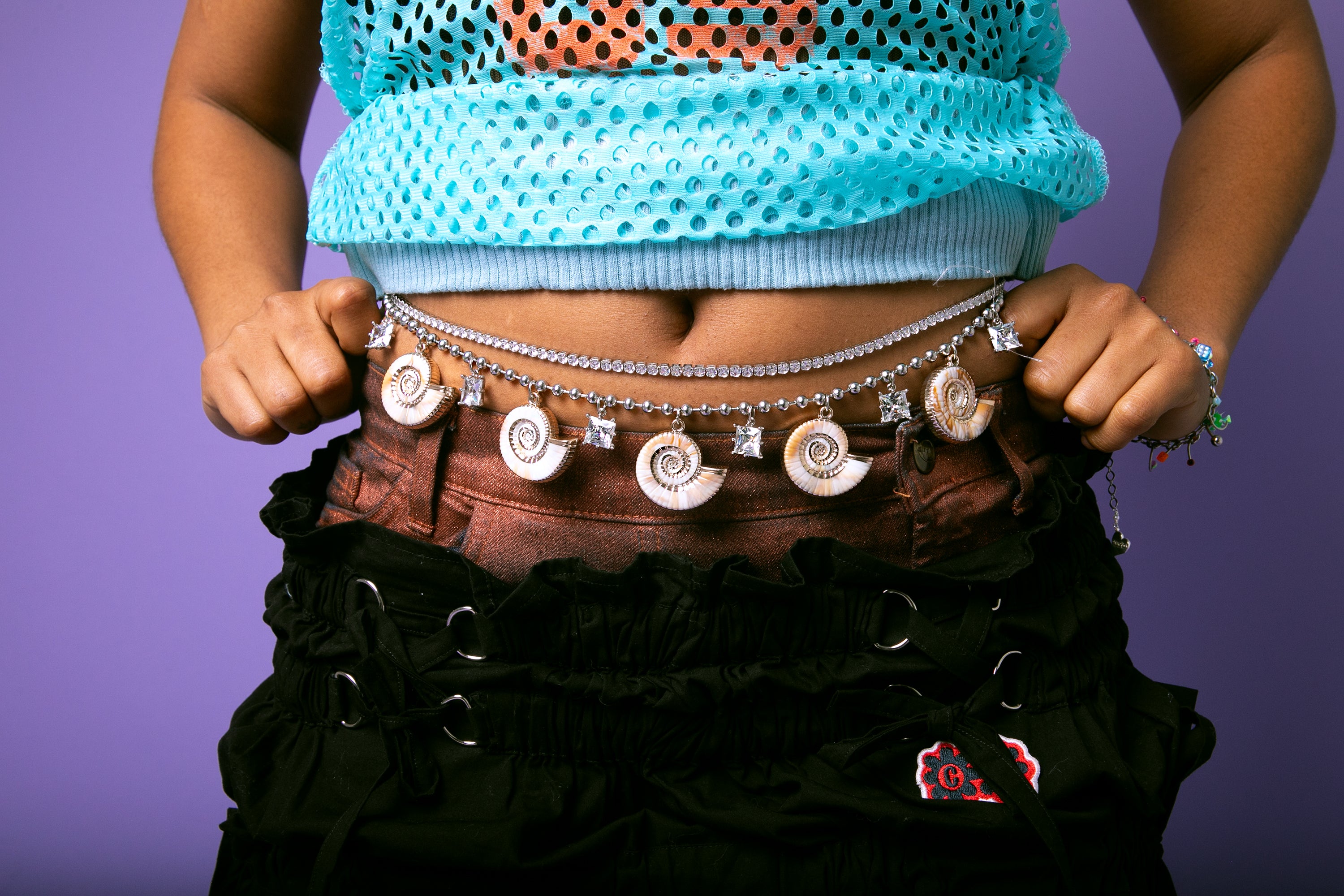 Conch Swirl Belly Chain