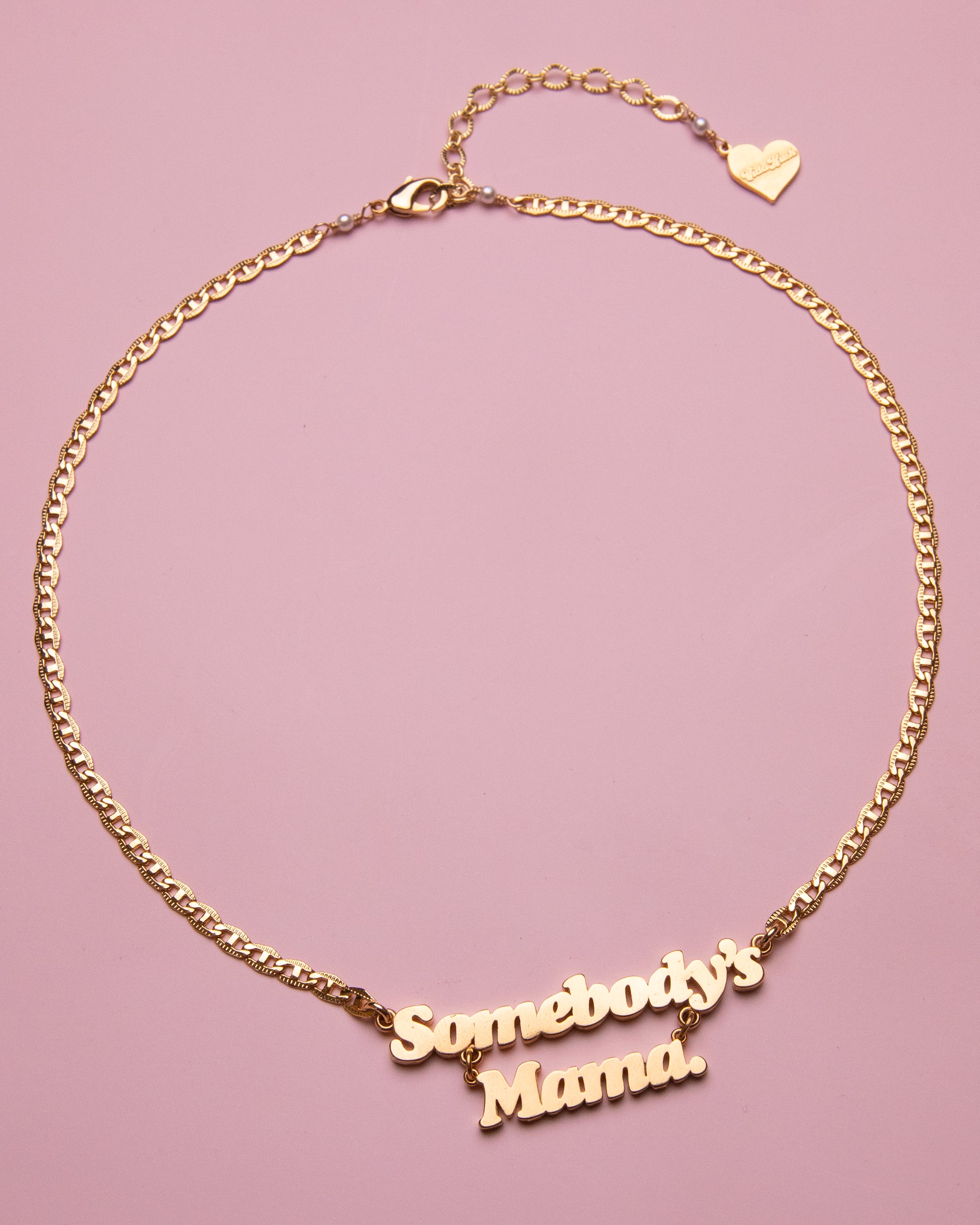 Sombody's Mama Nameplate Necklace