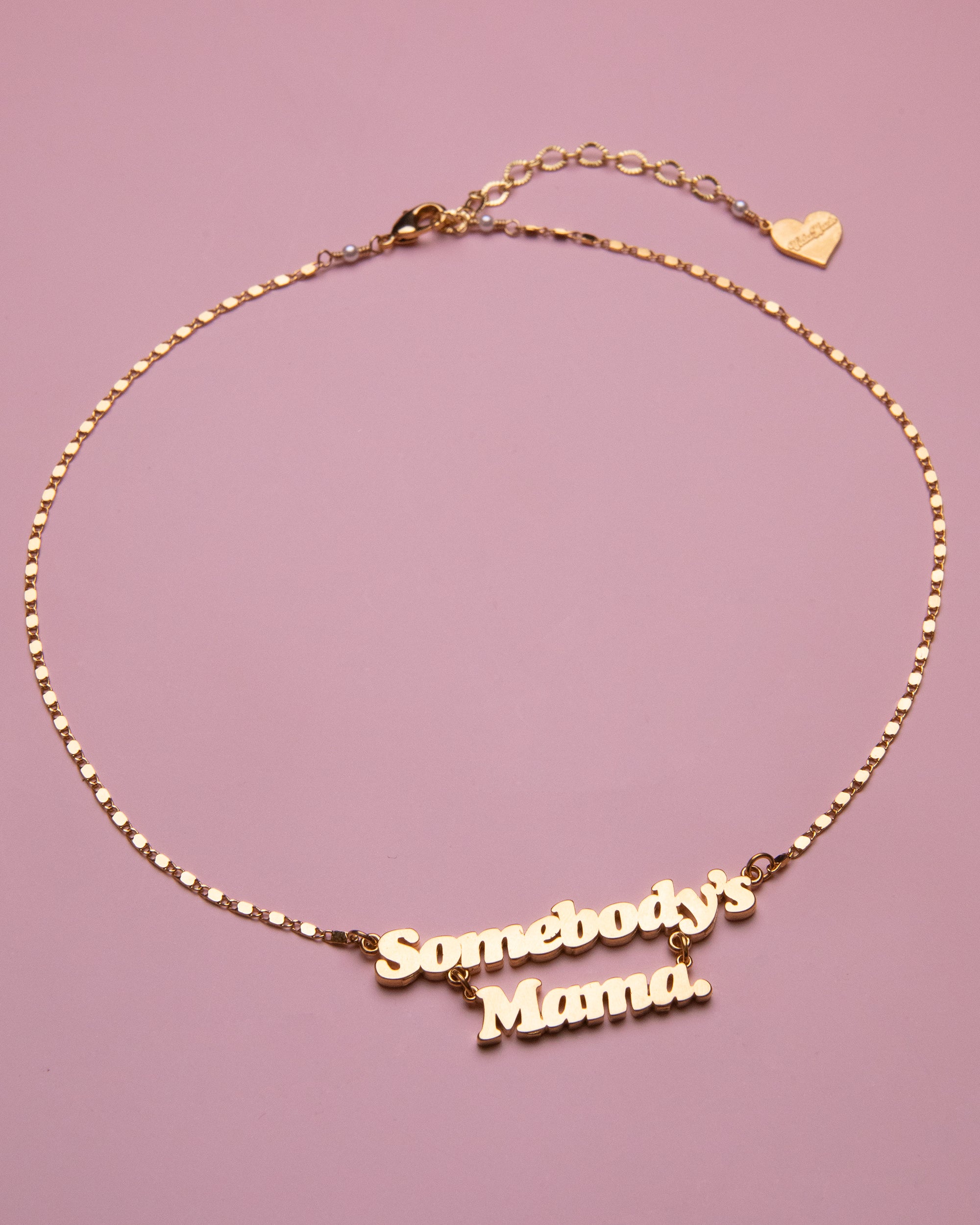 Sombody's Mama Nameplate Necklace