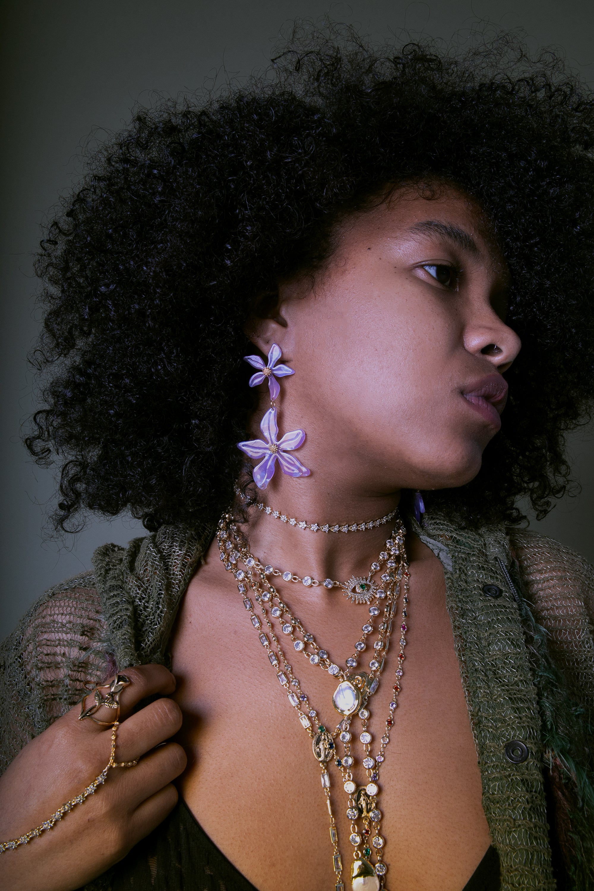 Eyes Wide Open Cubic Necklace