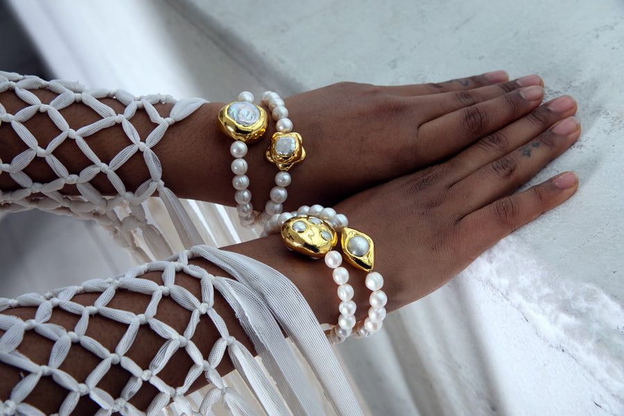 Pearl Almond Bracelet