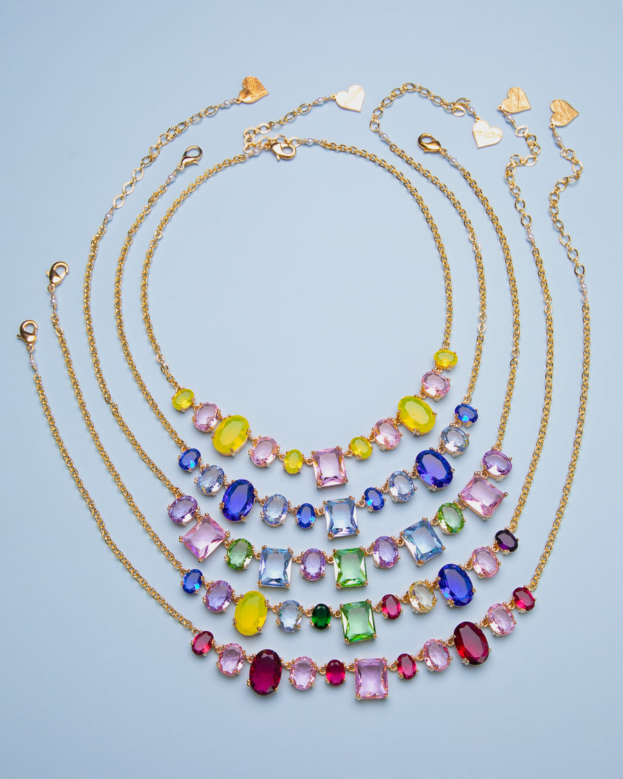 Rainbow Sweets Juicy Gem Necklace