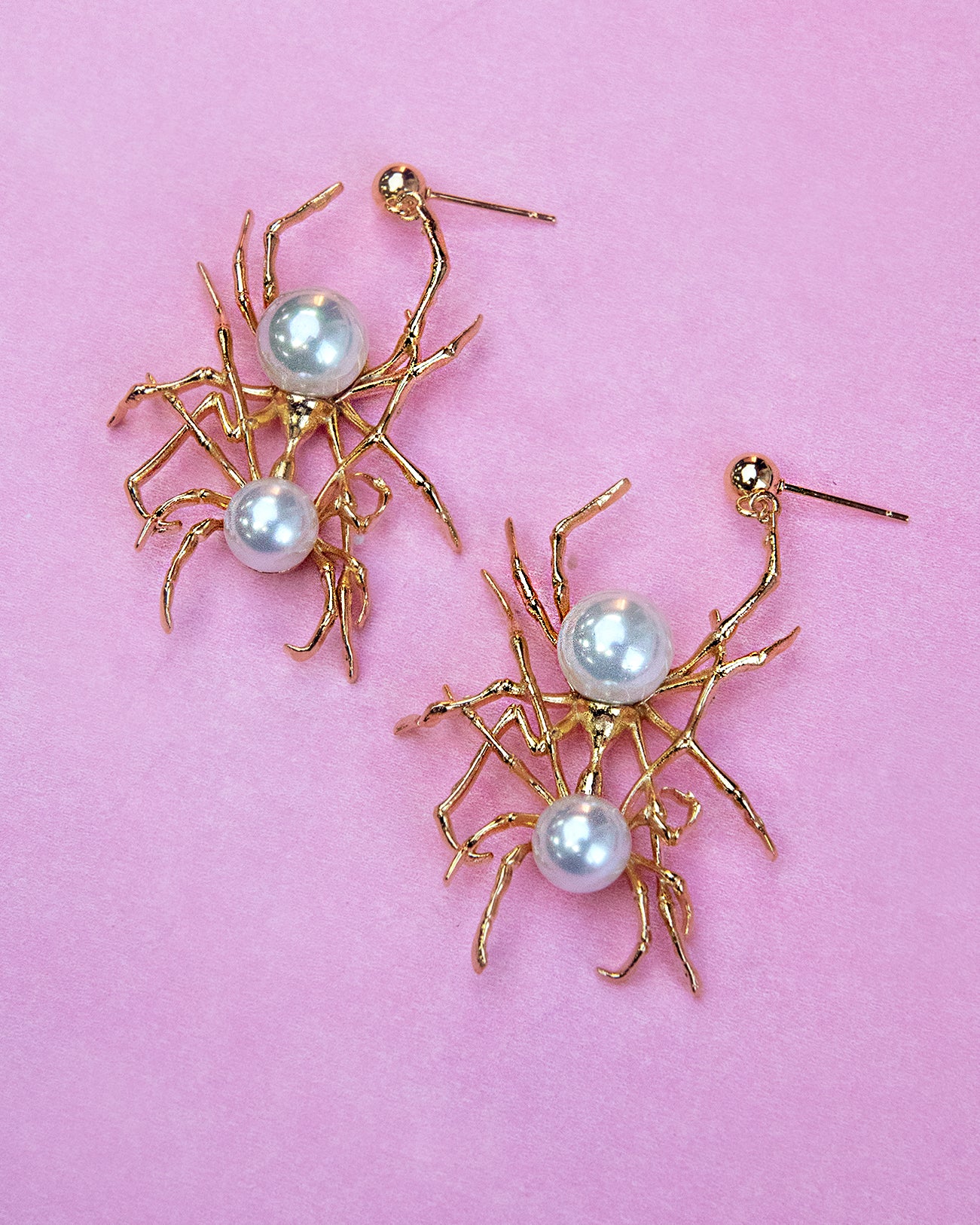 Kissing Spider Earrings