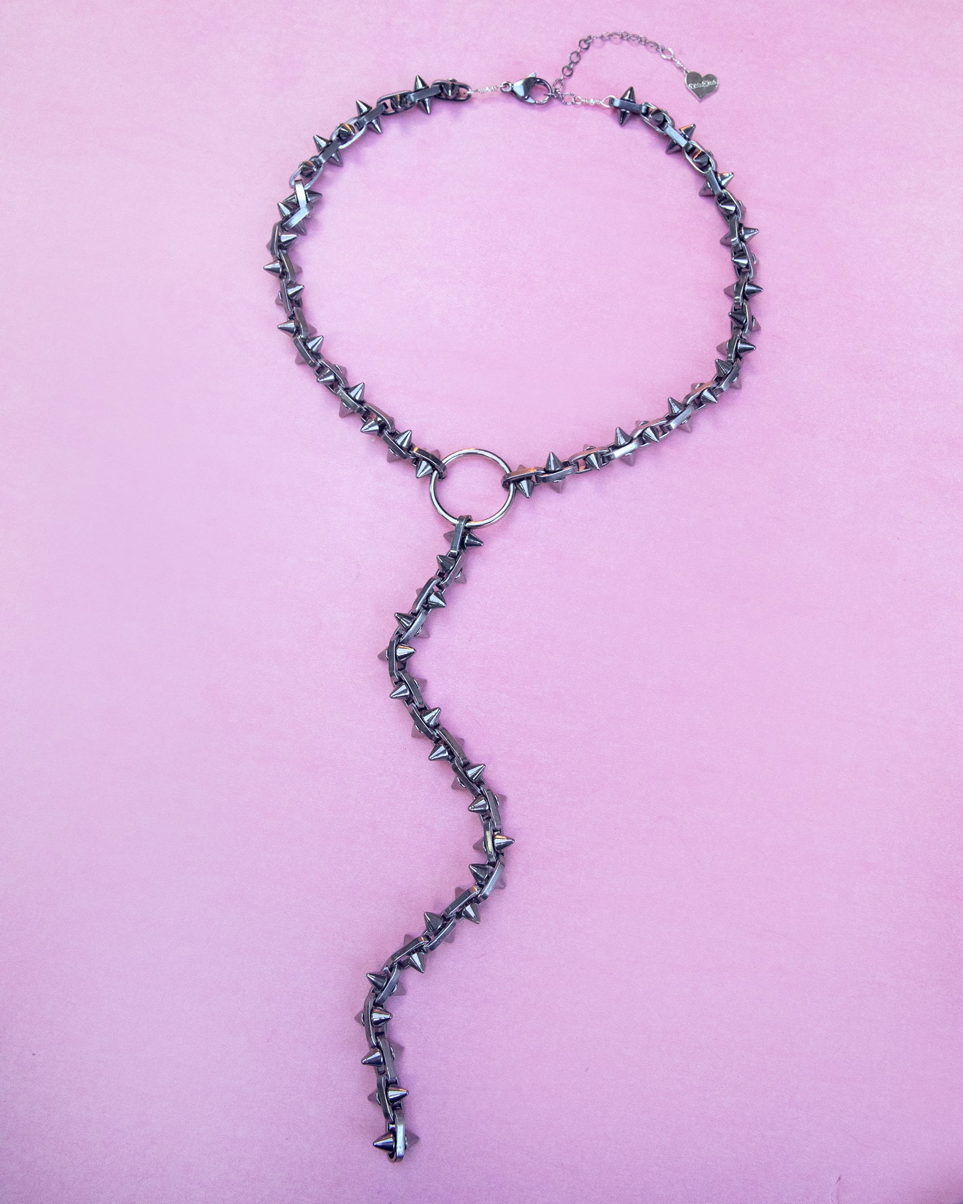 Spike Y Necklace