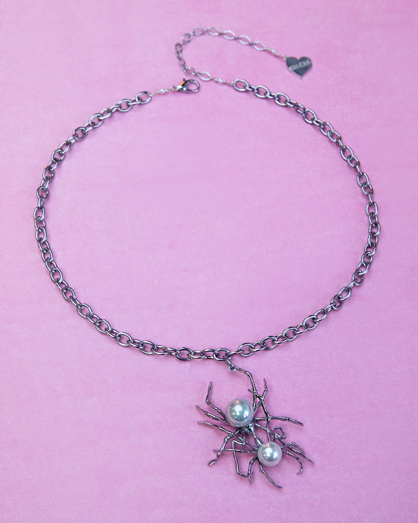 Kissing Spider Necklace