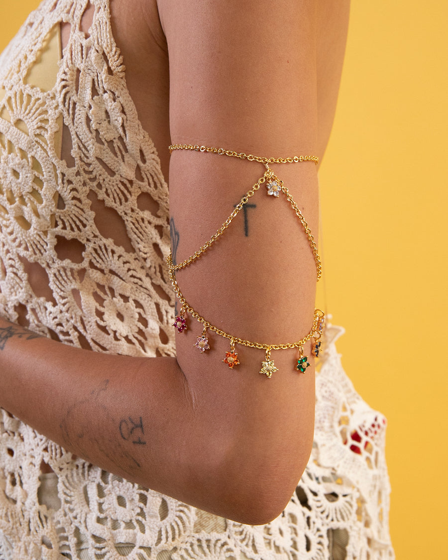 Twinkle Flower Arm Chain