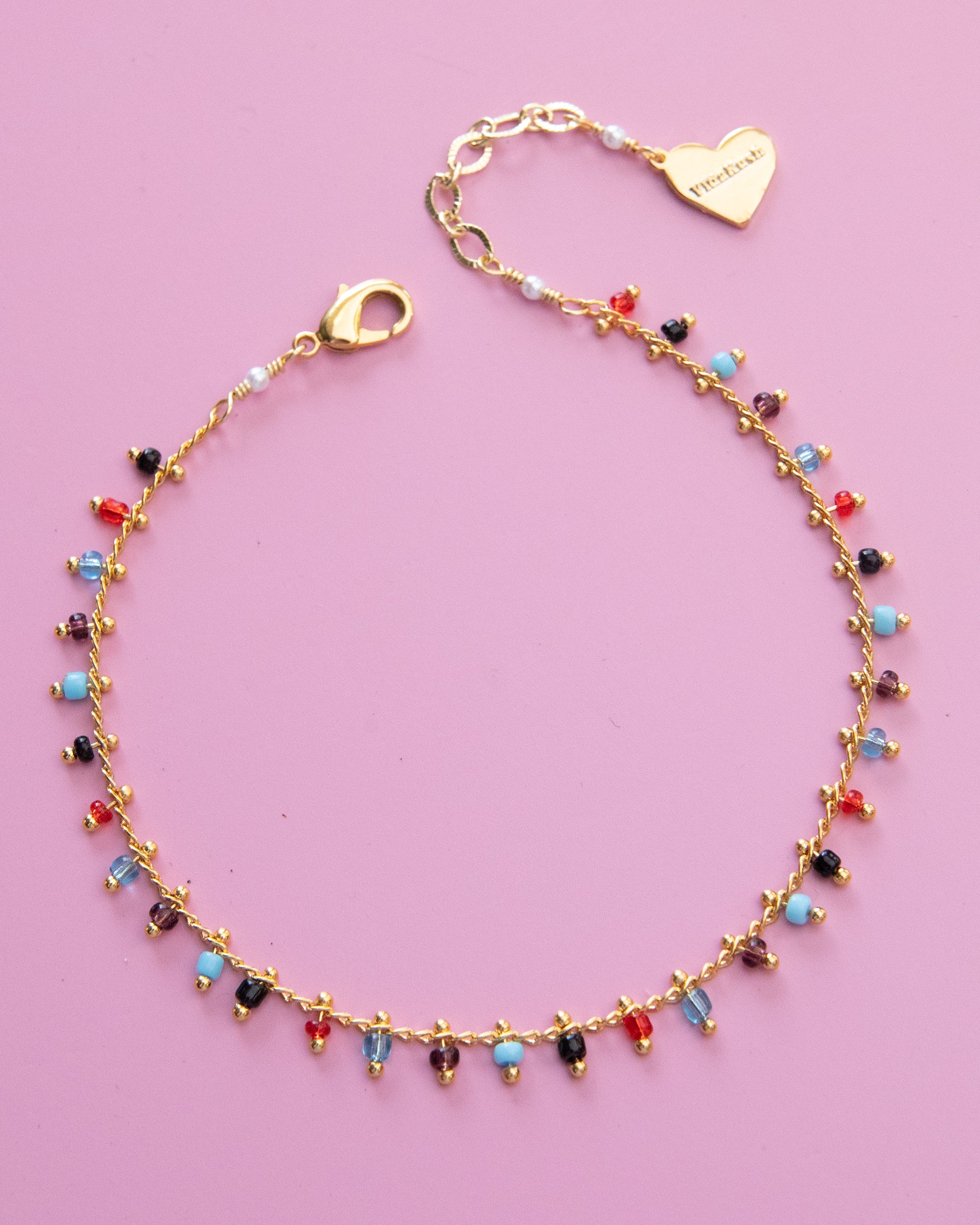 Rainbow Cluster Anklet