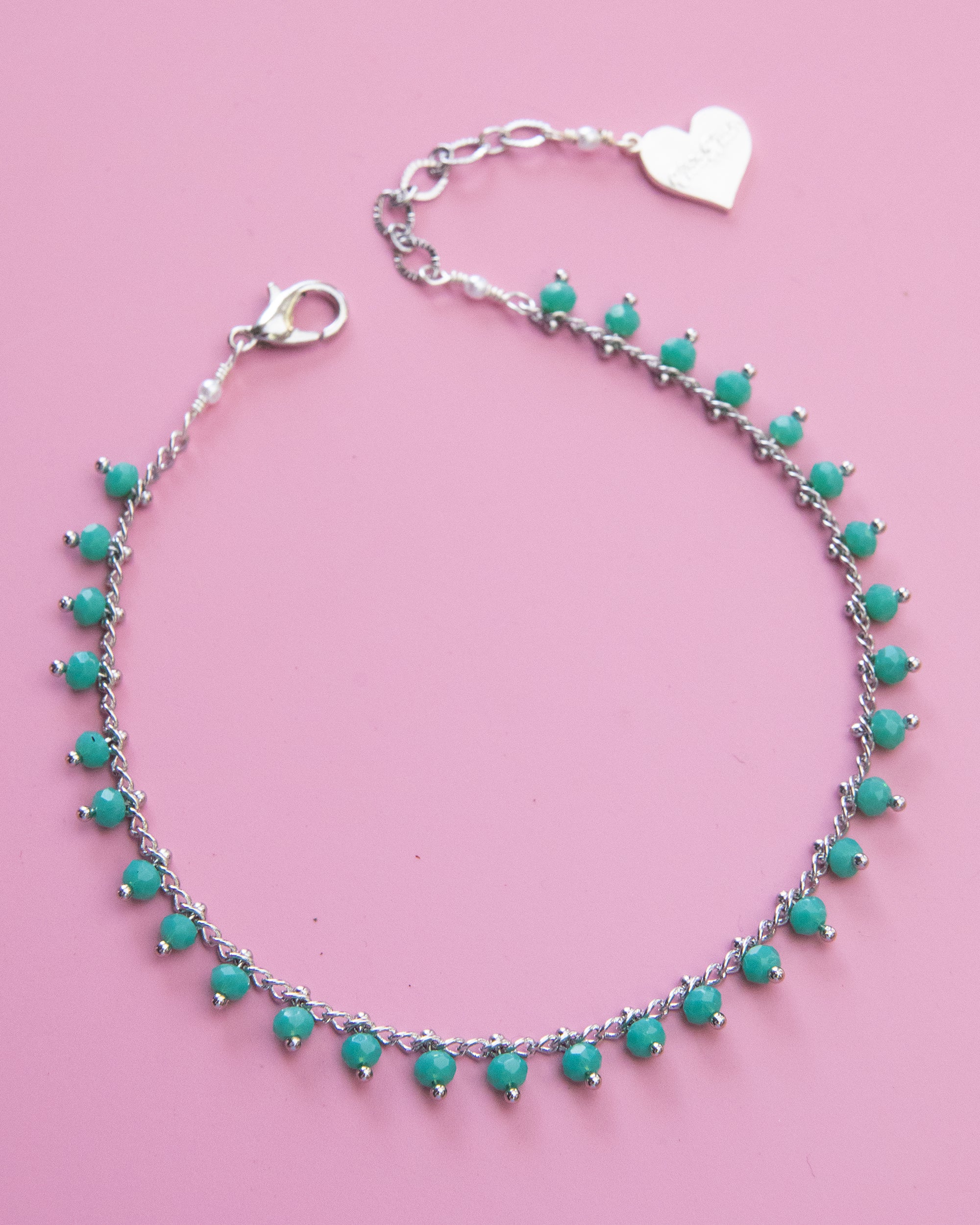 Turquoise Cluster Anklet