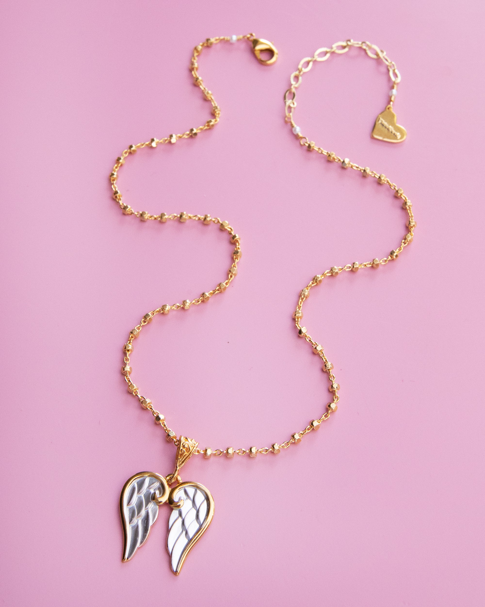 Duotone Wing Necklace