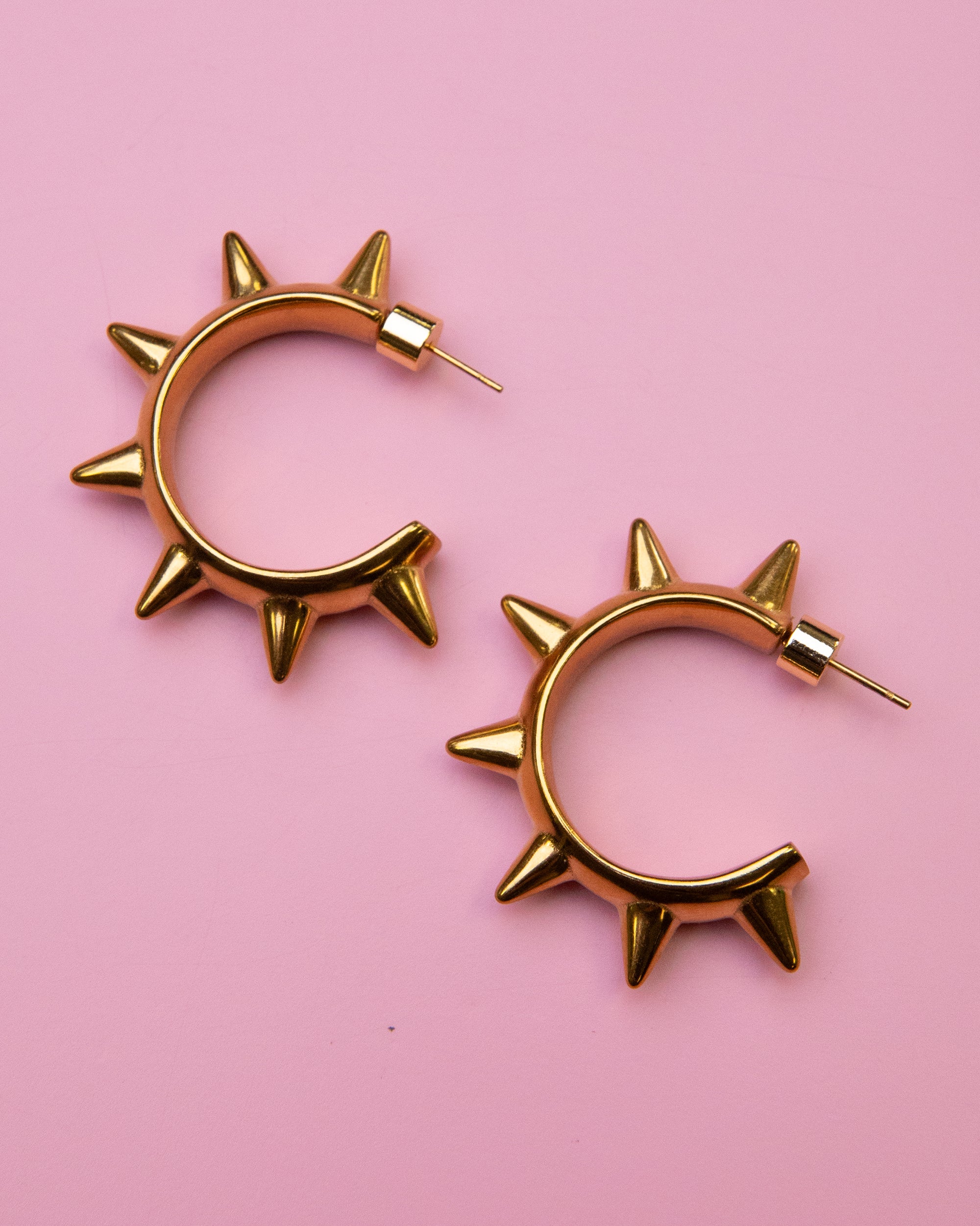 Spike Hoop Earrings