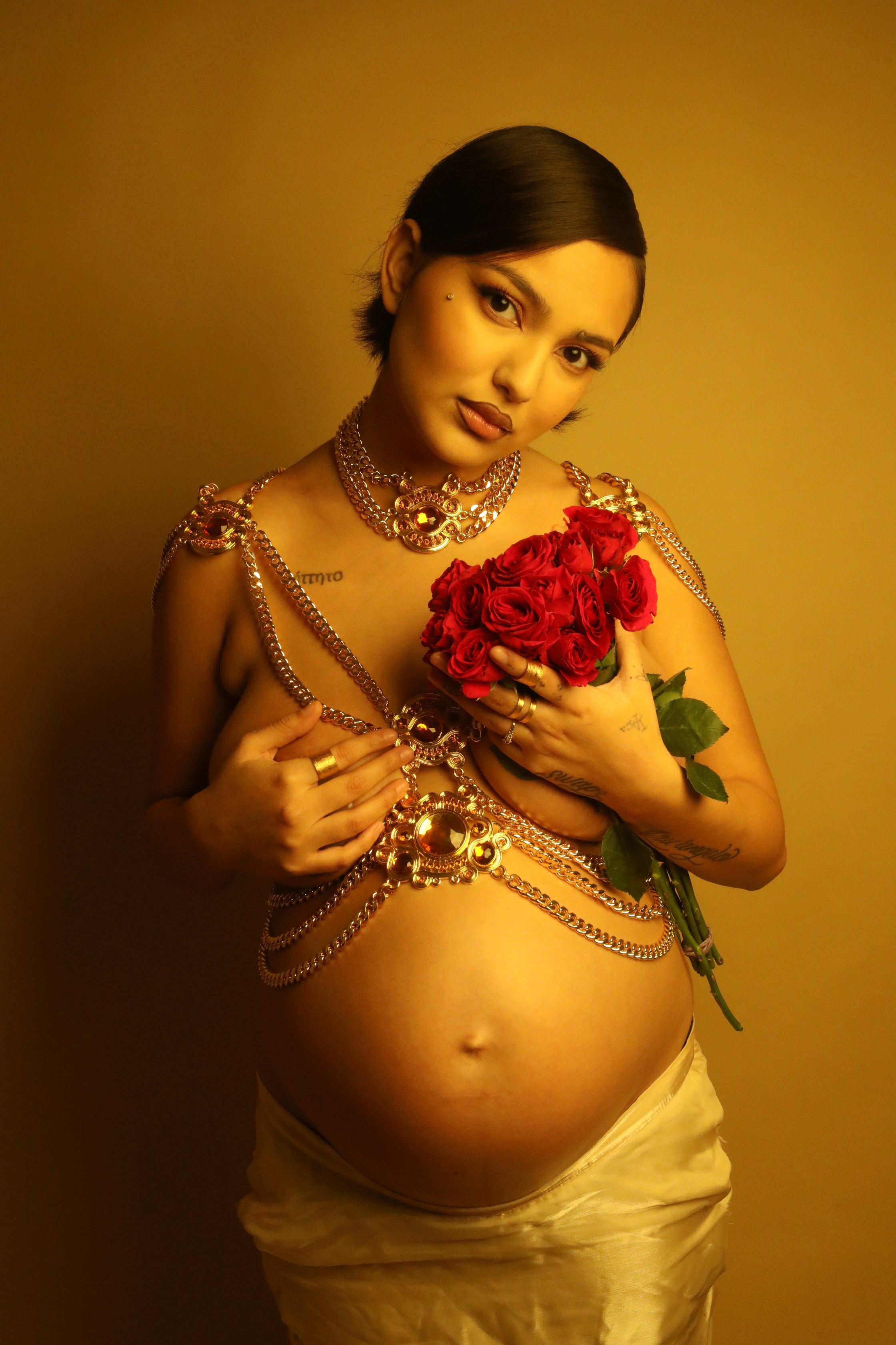 Amber Warrior Princess Body Chain