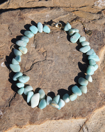 Amazonite Nugget Necklace