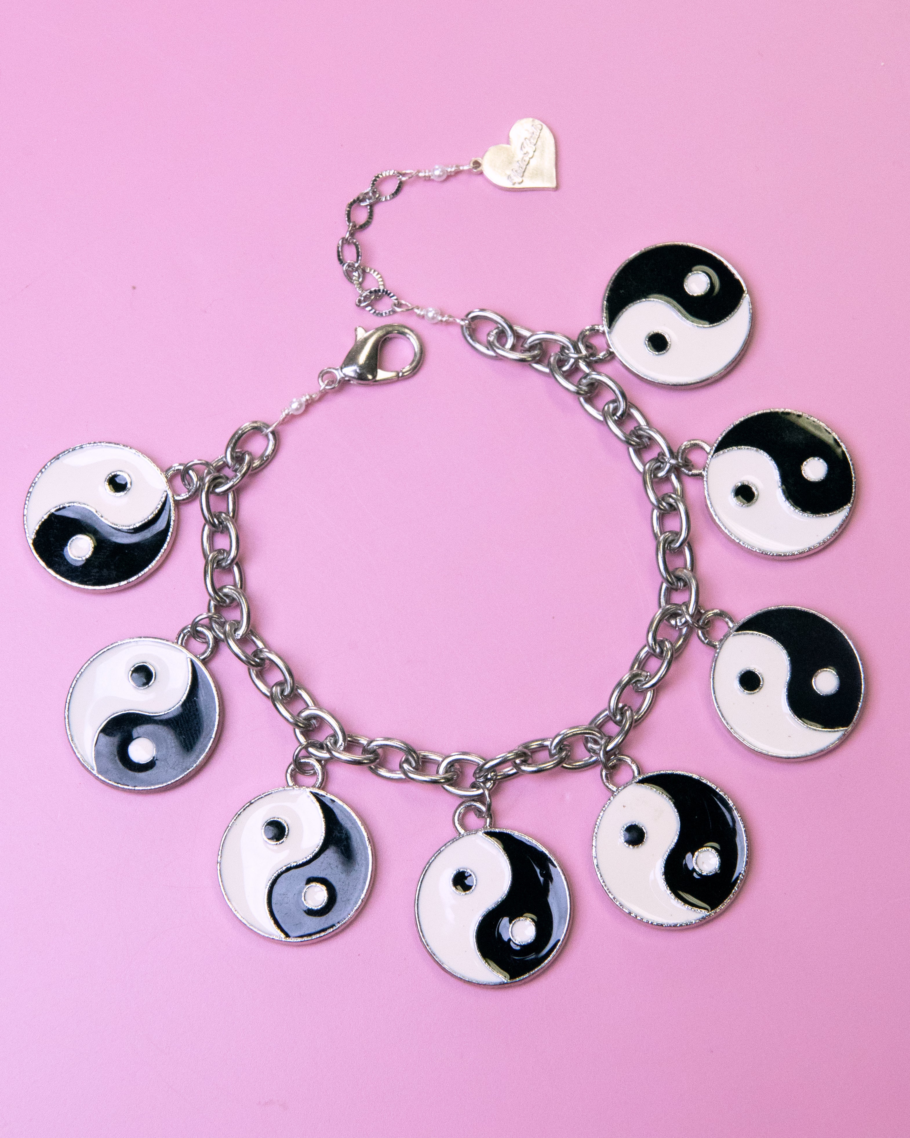 Yin Yang Charm Bracelet