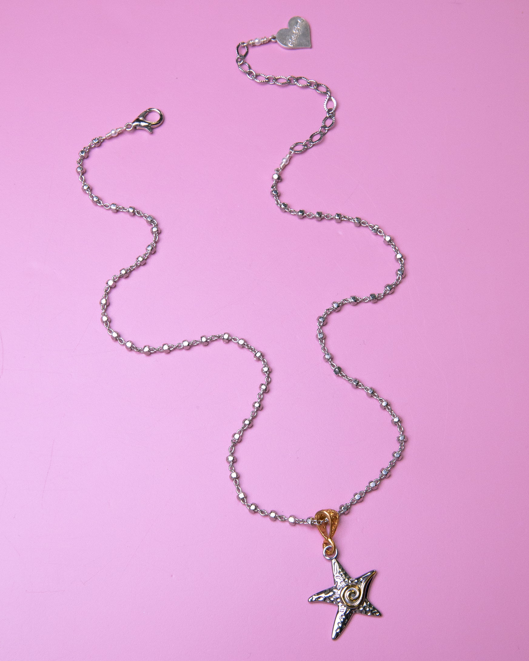 Duotone Starfish Necklace