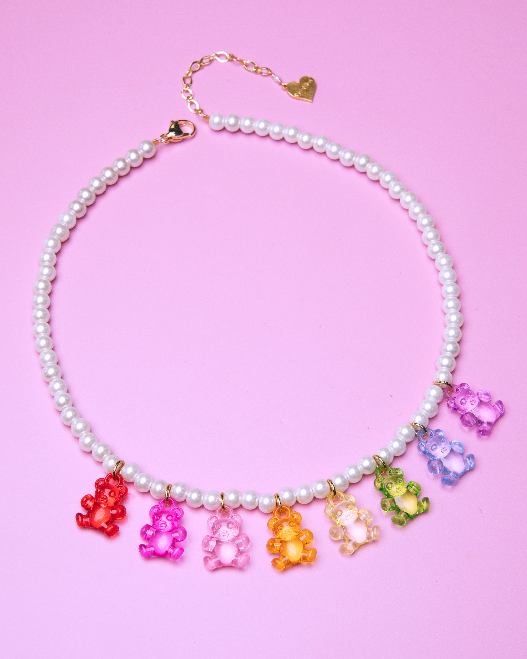 Pearl Gummy Bear Necklace