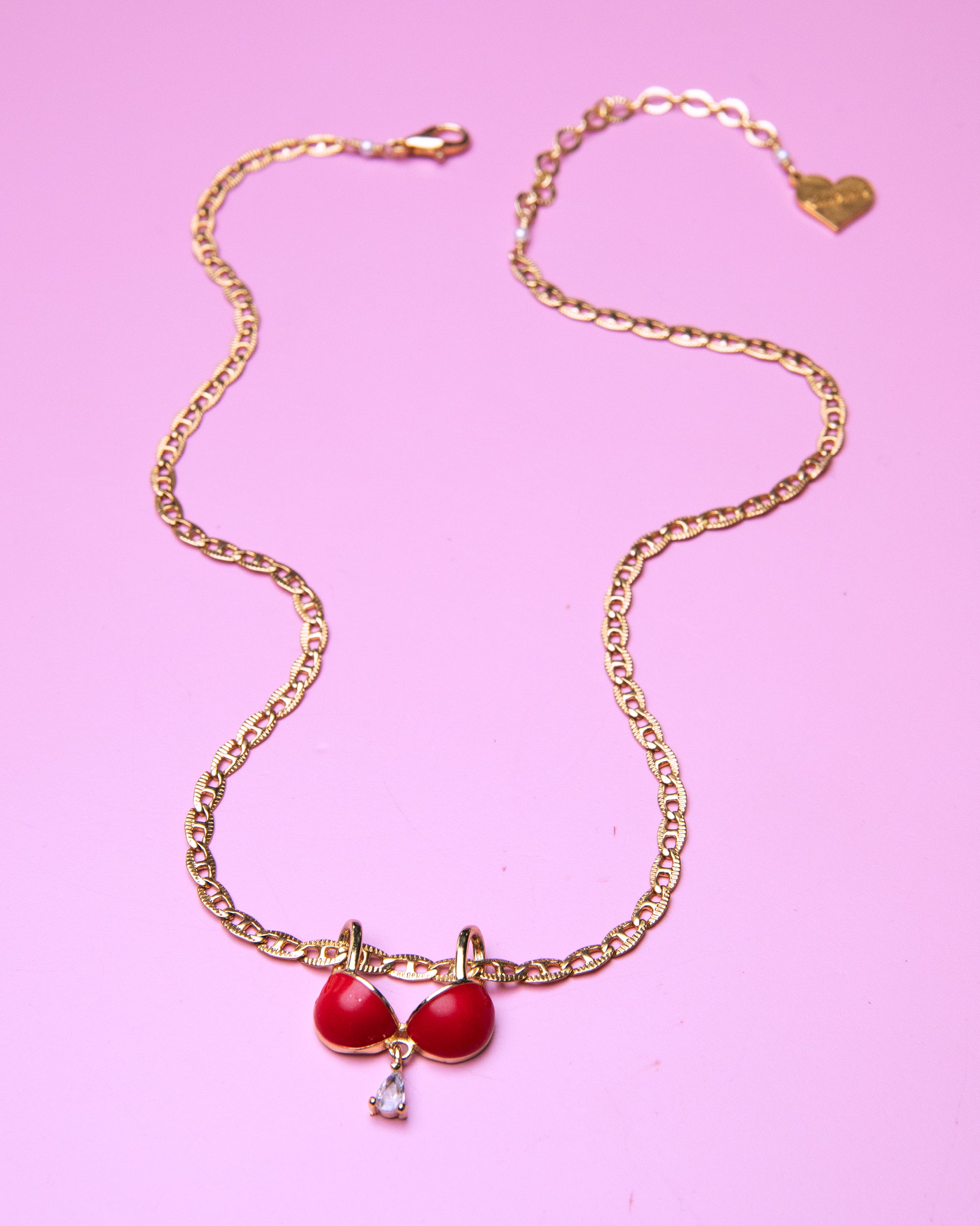 Cherry Bomb Bikini Necklace