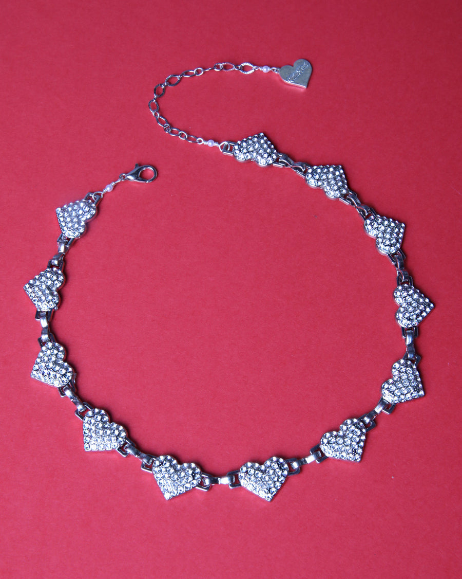 Sparkle Heart Choker