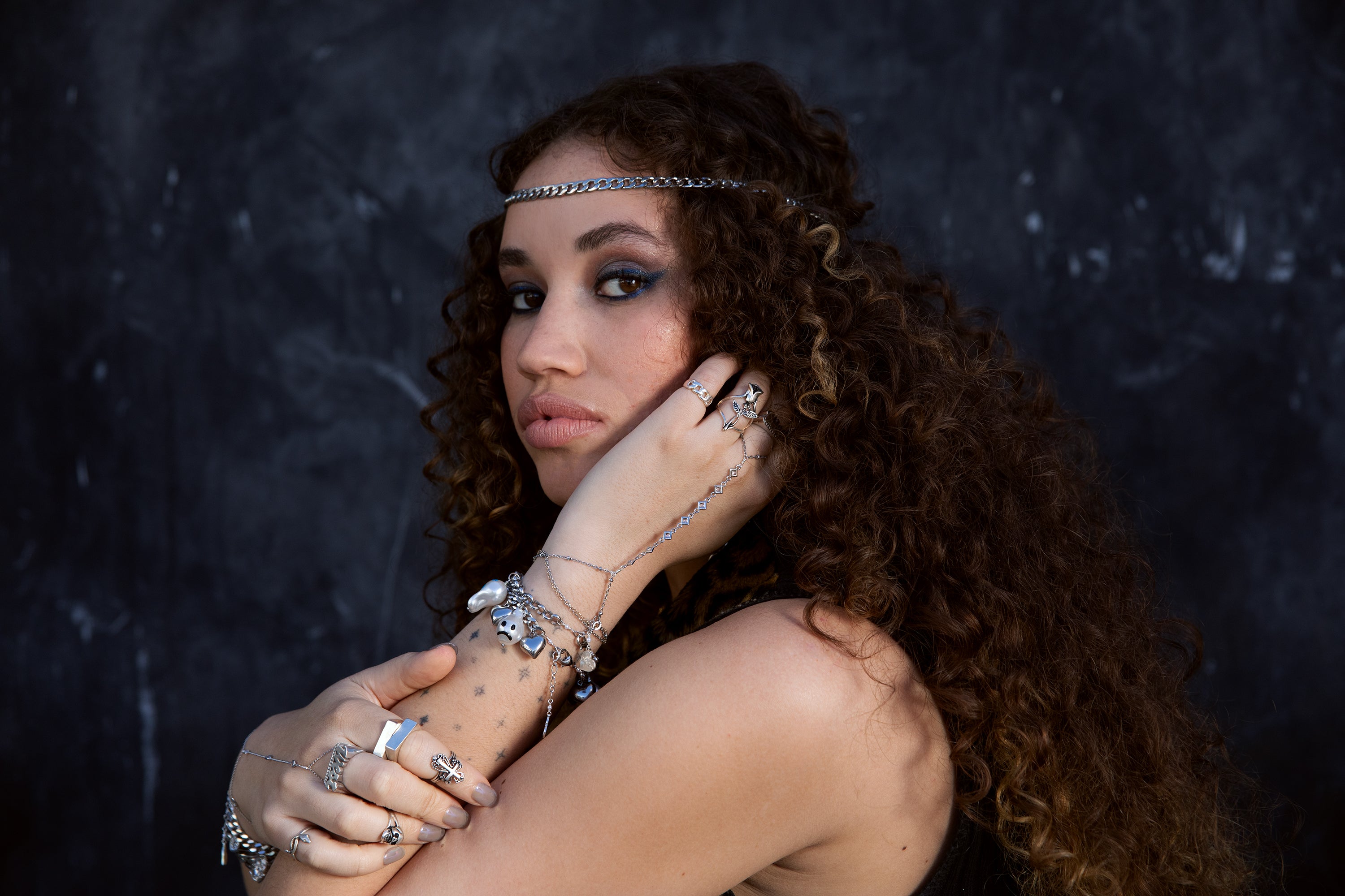 Cubic Diamond Hand Chain