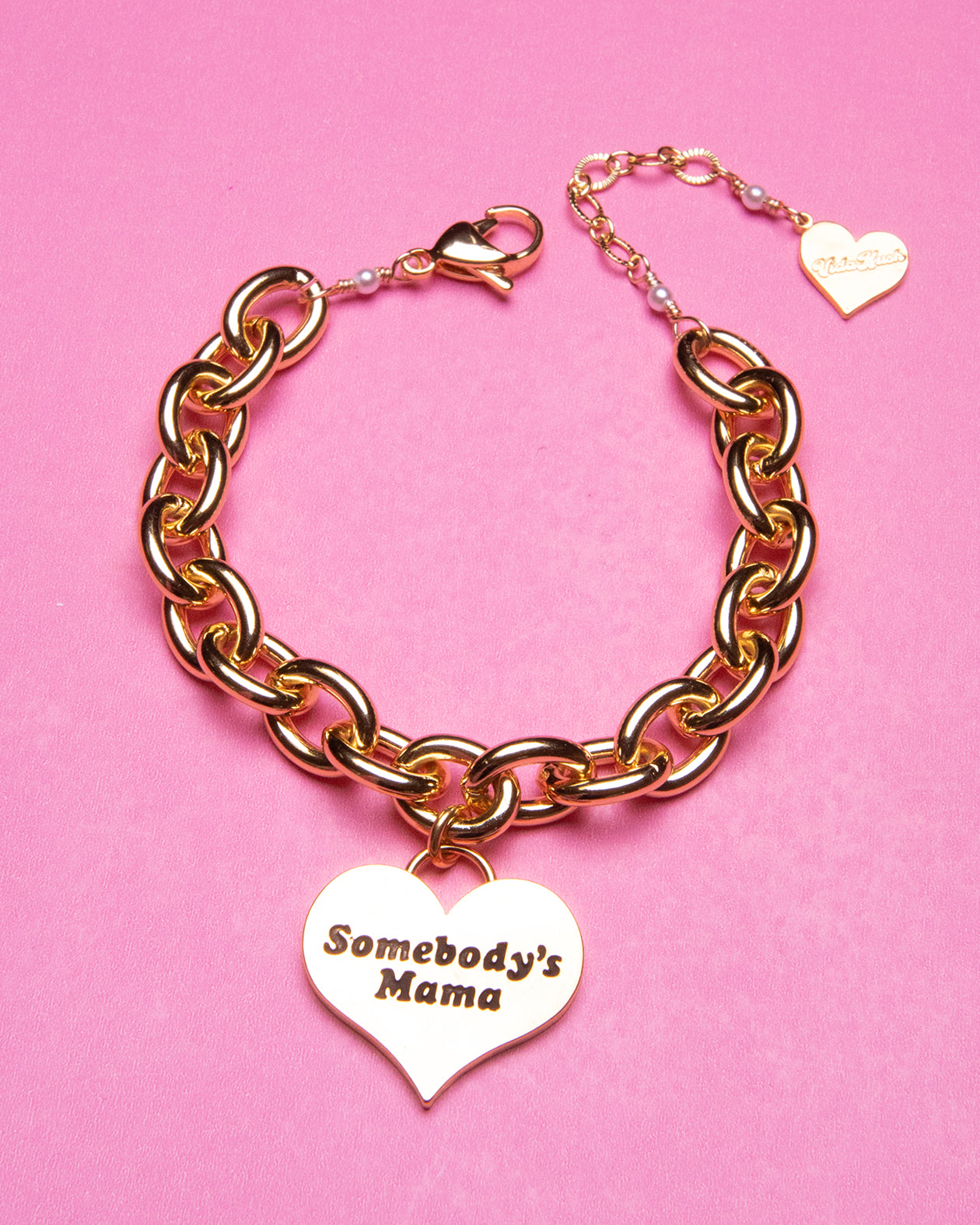 Somebody's Mama Heart Tag Bracelet
