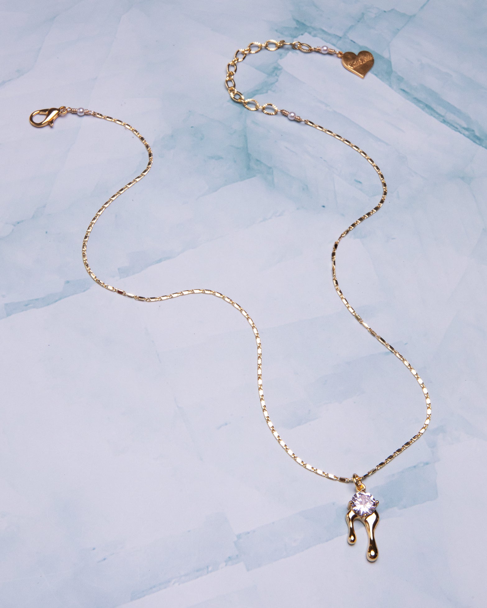 Crystal Drip Necklace