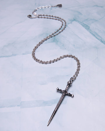 Dagger Cross Necklace