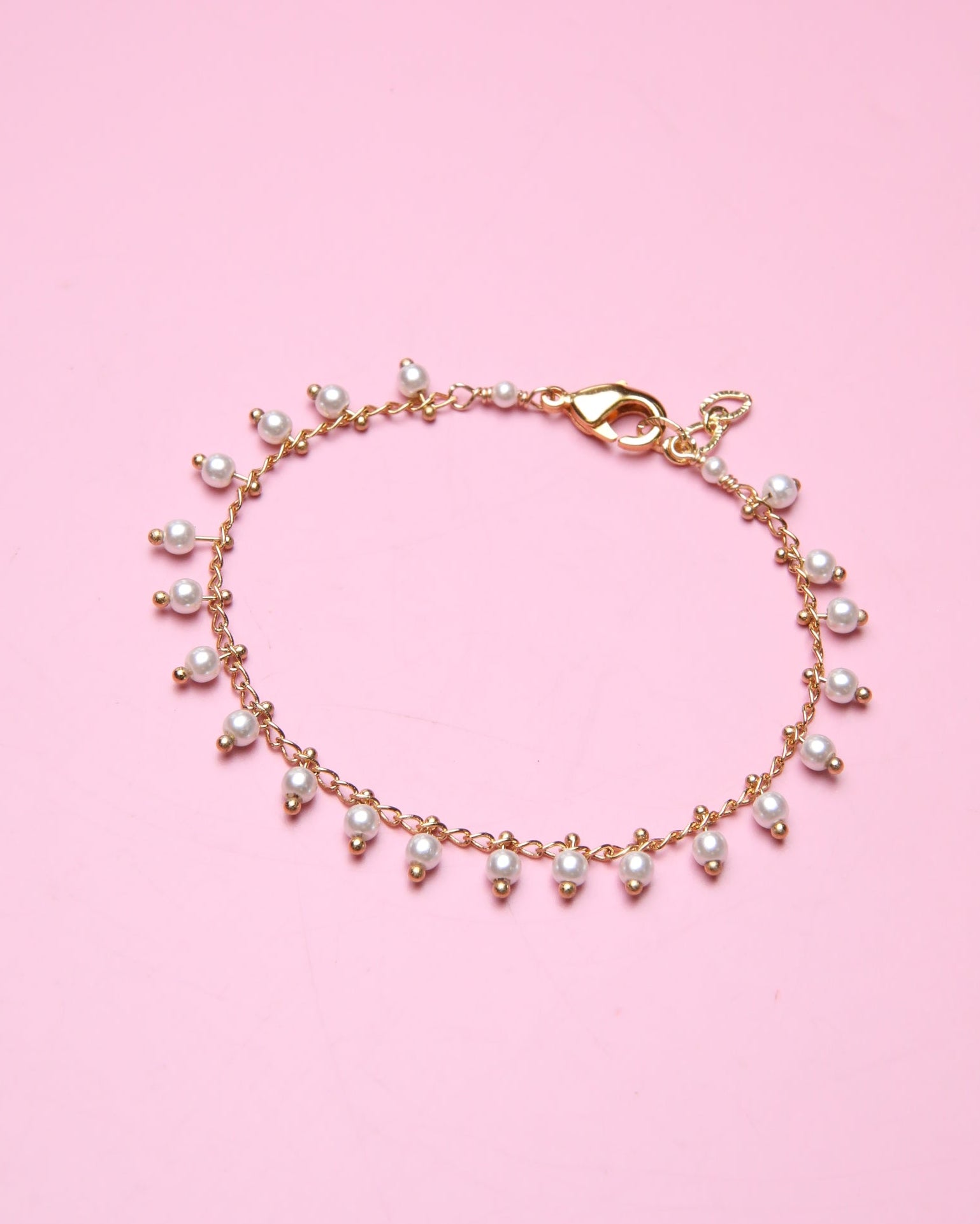 Pearl Cluster Baby Anklet