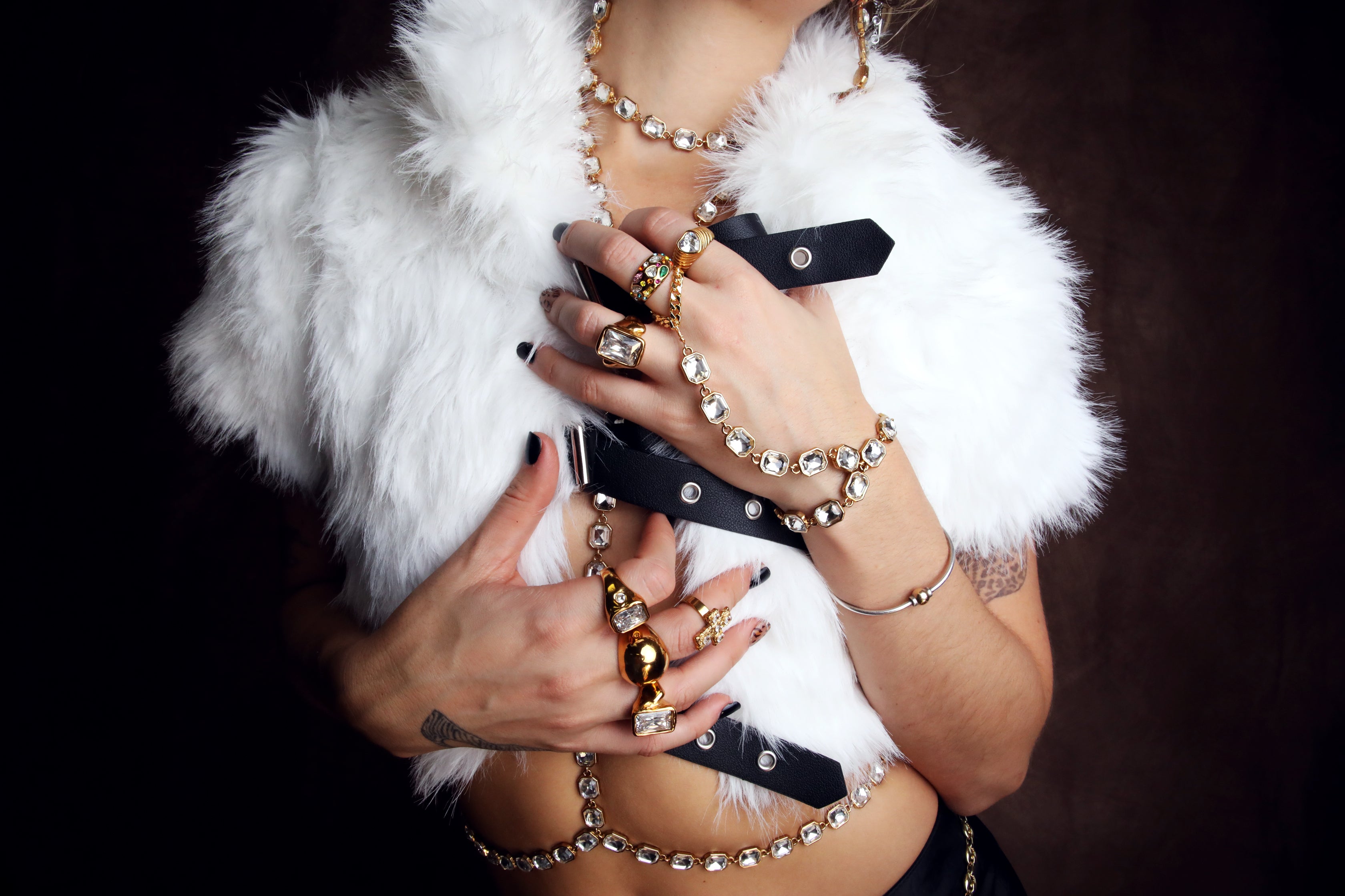 Hollywood Glamour Hand Chain