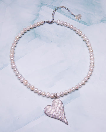 Heartbreaker Pearl Necklace