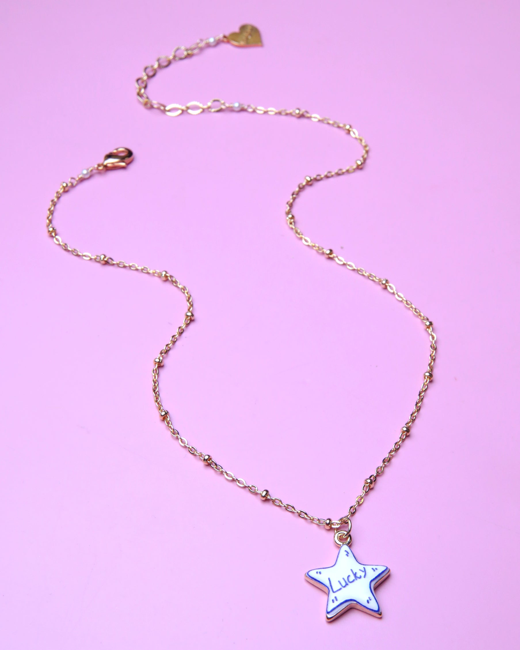 Porcelain Star "Lucky" Necklace