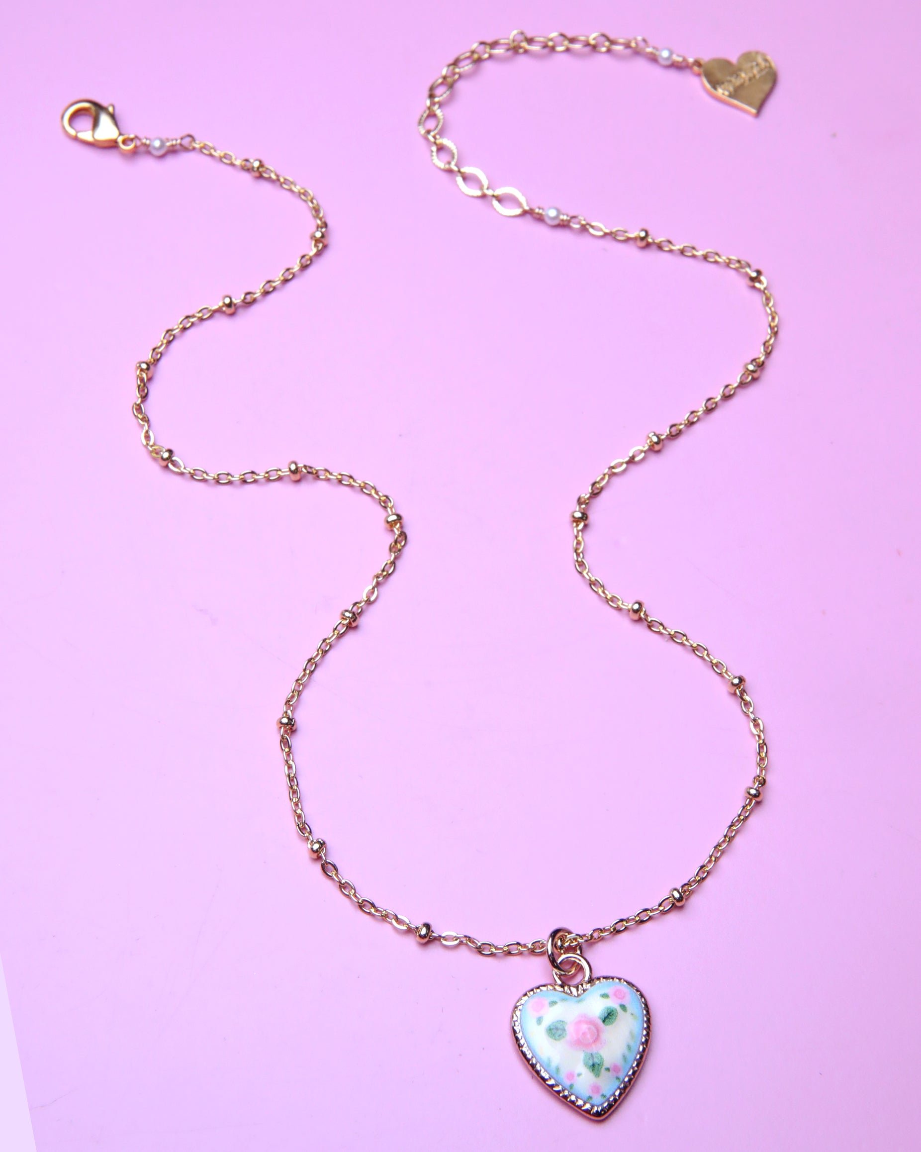 Teacup Heart Necklace