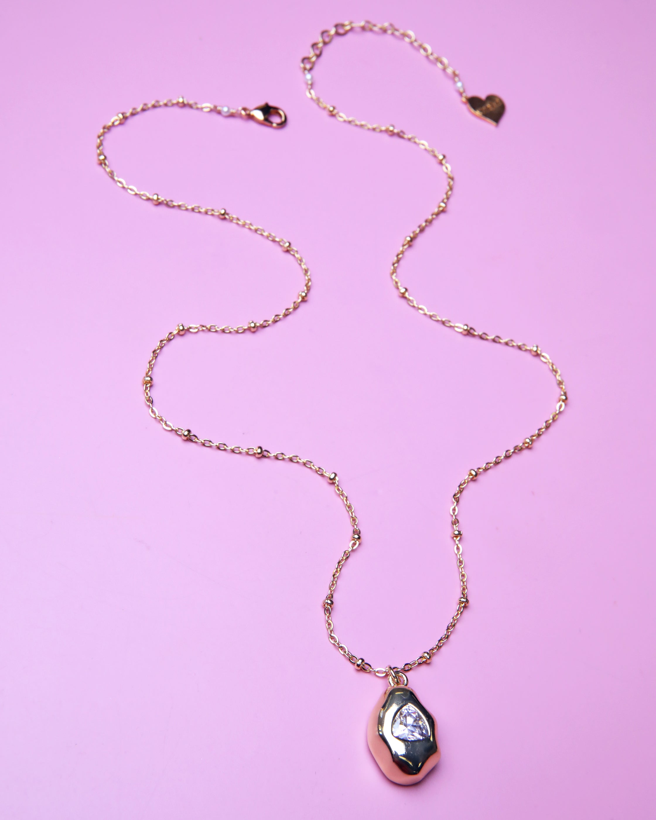 Crystal Nugget Necklace