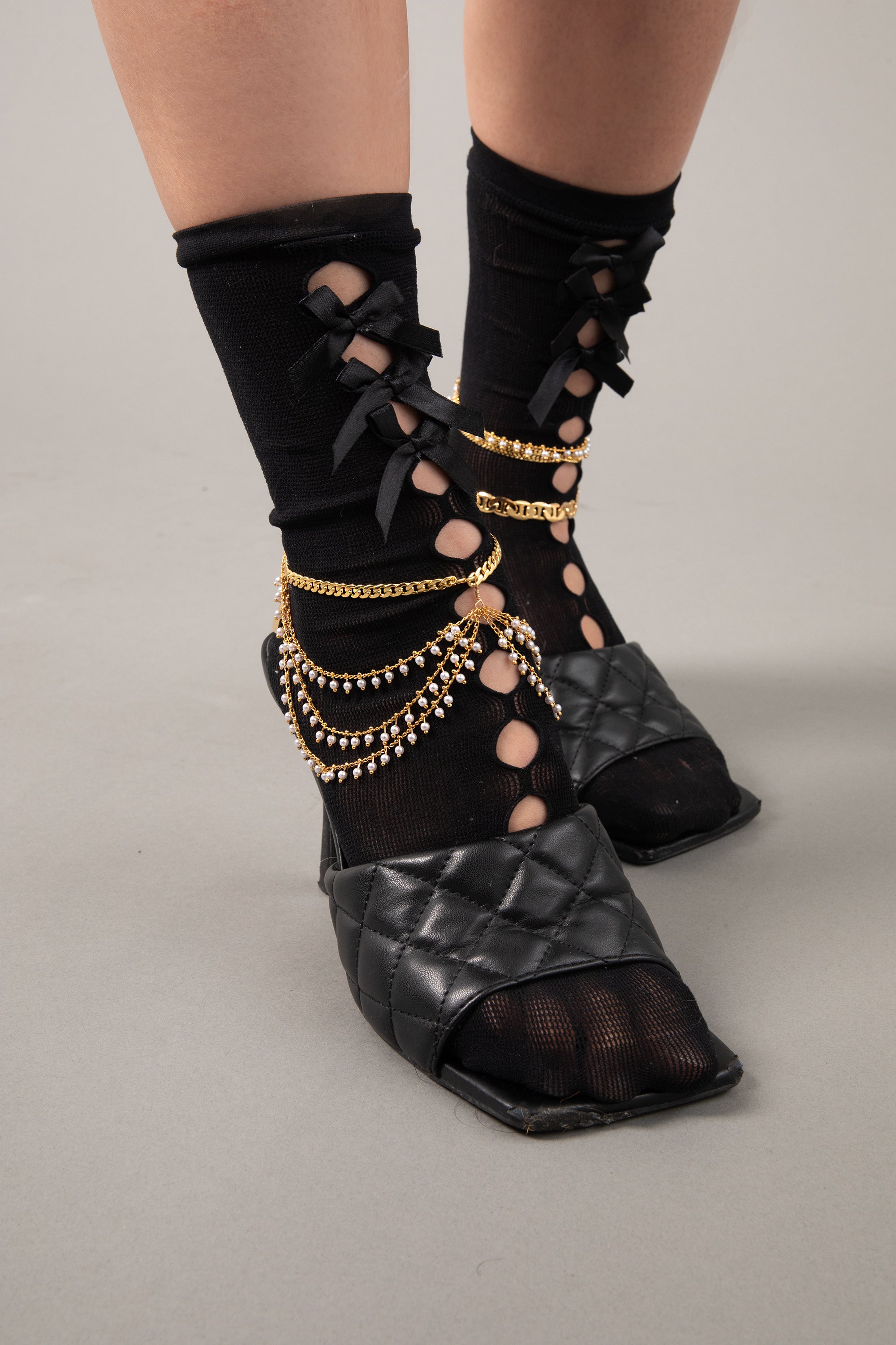 Pearl Cluster Arm Chain/Anklet