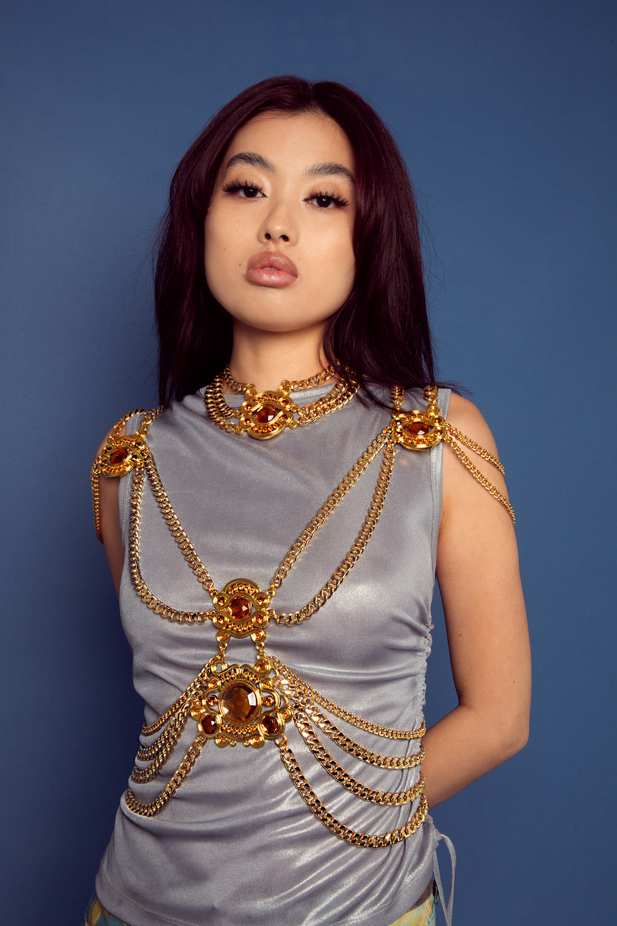 Amber Warrior Princess Body Chain