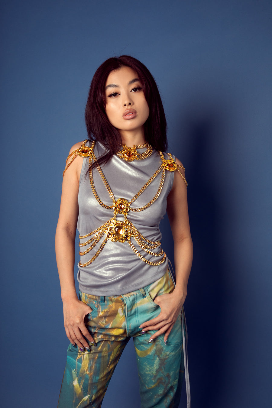 Amber Warrior Princess Body Chain