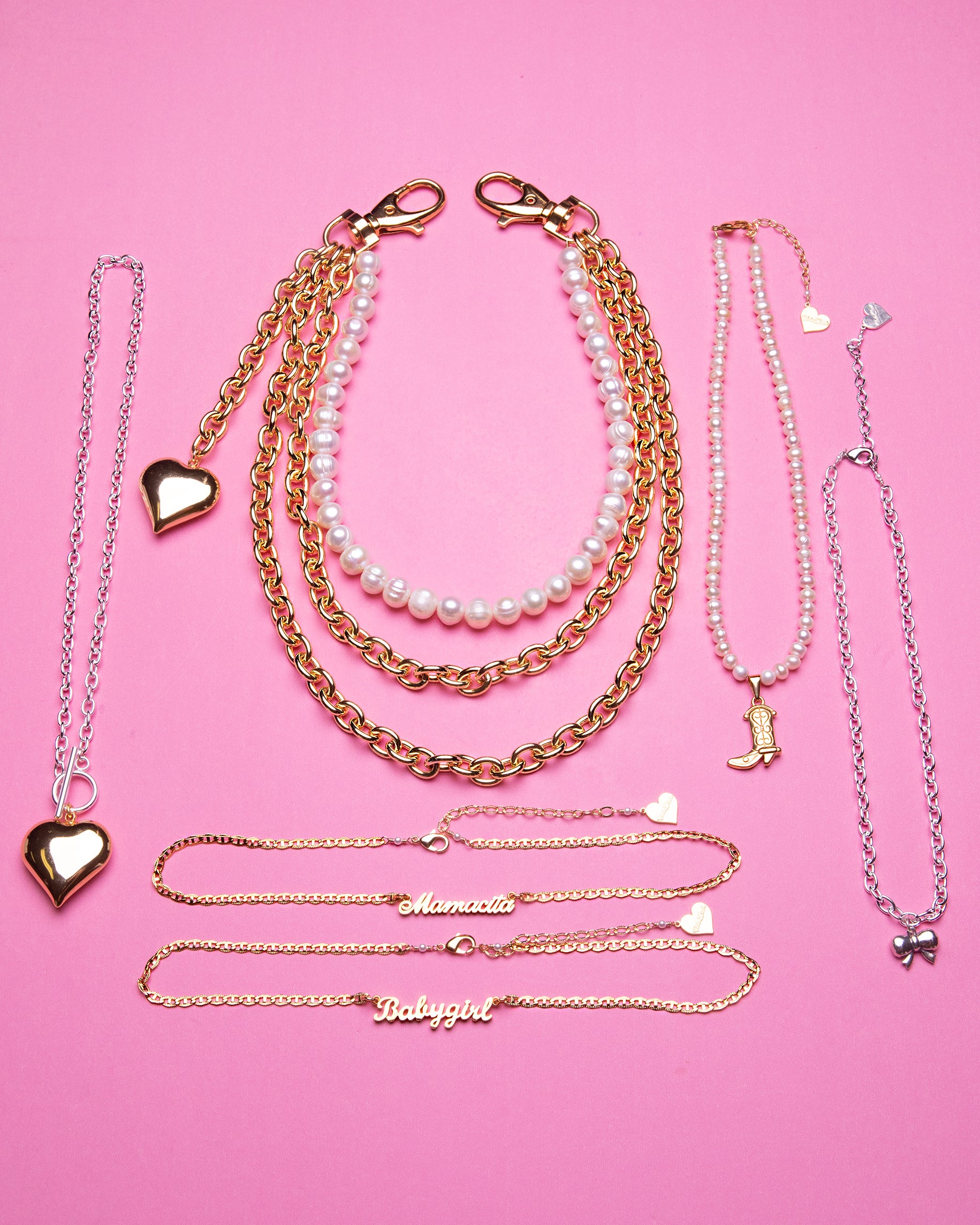 Juicy Heart Toggle Clasp Necklace